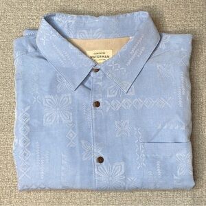 NEW Quicksilver Waterman XL Comfort Fit Men’s Short Sleeve Hawaiian Style Shirt